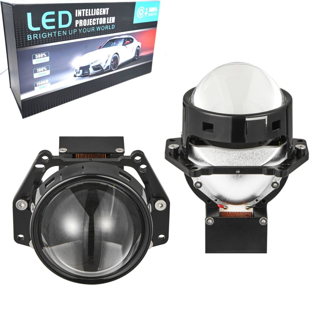 Canbus BI LED Projector Lens 160W 140W High/Low Beam Universal for Led Fog Light Motorcycle Car Led Light